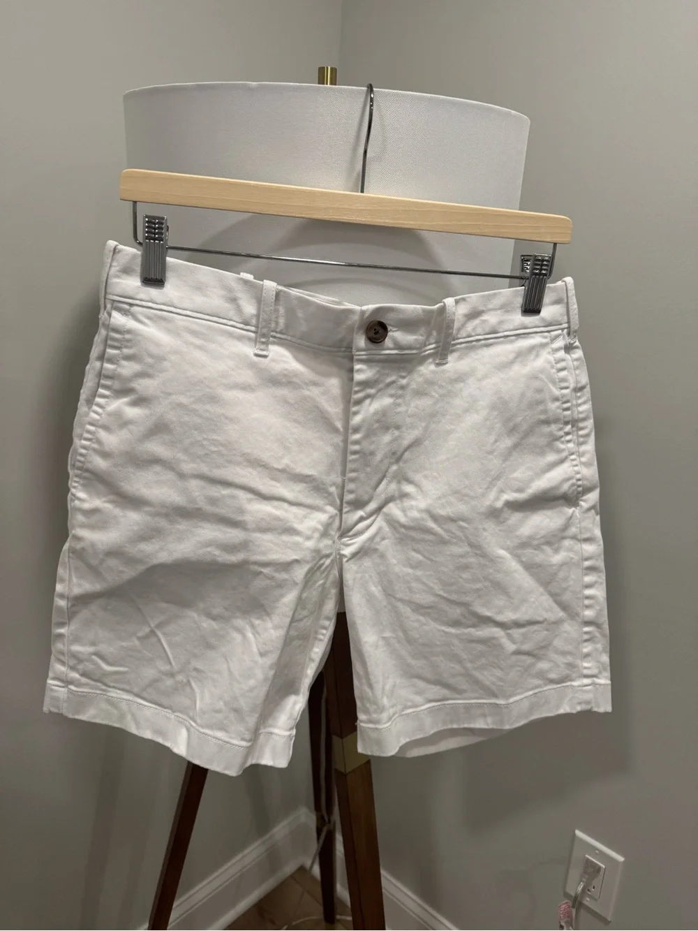 J. Crew White Mens Cotton Shorts